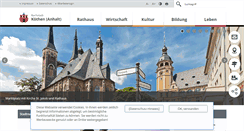 Desktop Screenshot of koethen-anhalt.de