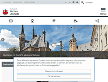 Tablet Screenshot of koethen-anhalt.de